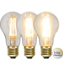 LED-lampa E27 normal Soft Glow 3-step memory