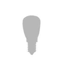 LED-lampa klar päron E14 1,5-1,7W 90lm 2500K