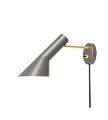 AJ vägglampa Warm Grey/Brass