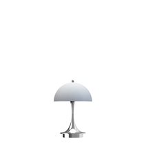 Panthella 160 Portabel bordslampa Chrome Blue Grey