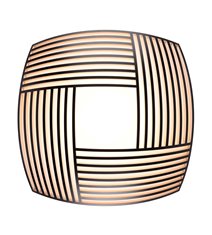 Kuulto 9100 tak/vägg plafond, svart 52cm 3000K