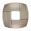 Kuulto 9100 tak/vägg plafond, svart 52cm 3000K