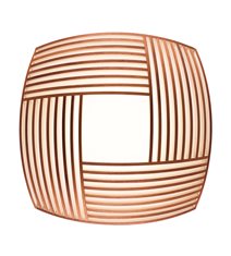 Kuulto 9100 tak/vägg plafond, valnöt 52cm 3000K