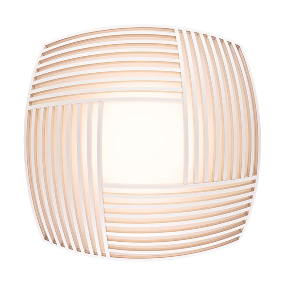Kuulto 9100 tak/vägg plafond, vit 52cm 3000K