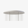 CANOPY Flowerpot Chandelier VP1 31 pendants Ø126 cm Matt White