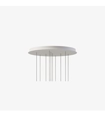 CANOPY Flowerpot Chandelier VP10 10 pendants Ø53 cm Matt White