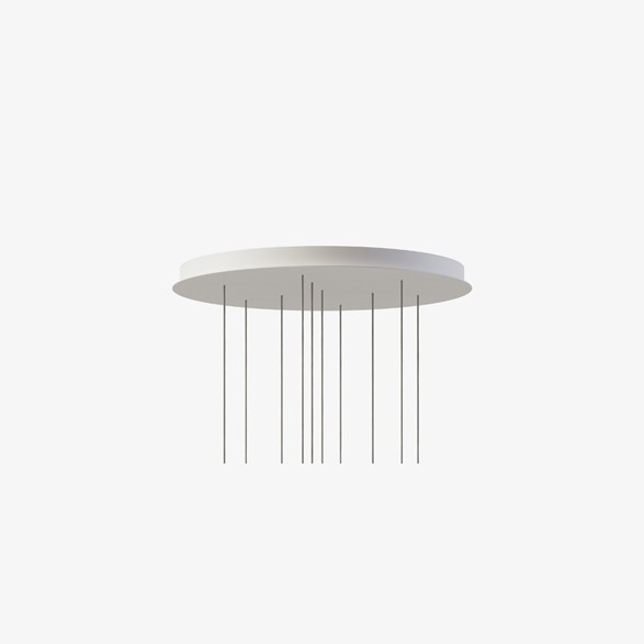 CANOPY Flowerpot Chandelier VP10 10 pendants Ø53 cm Matt White