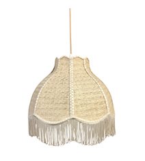 Taklampa Viola, beige textil