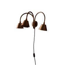 Vägglampa Fång 3-Låg Råmäss