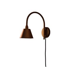 Vägglampa Fång 1-Låg Råmäss