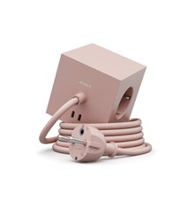 Square 1 USB-C/magnet grenuttag, Old Pink 1,8m