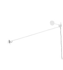 Counterbalance LED vägglampa, mattvit