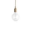 E27 Pendel LED takupphäng, nude