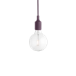 E27 Pendel LED takupphäng, burgundy