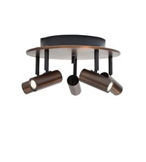 Cato 5 spotlight LED, oxid 29cm