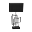Paragon bordslampa, mattsvart/svart 52cm