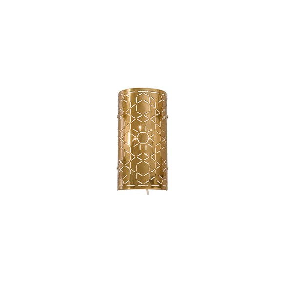 Harem vägglampa, mässing 20,3cm