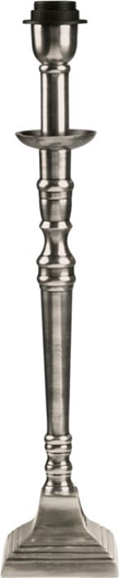 Salong lampfot, antiksilver 33cm