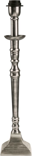 Salong lampfot, antiksilver 42cm