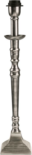 Salong lampfot, antiksilver 53cm