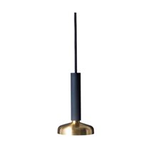 BLEND 1-låg LED, svart/mässing