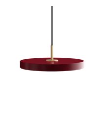Asteria mini pendel, rubinröd 31cm