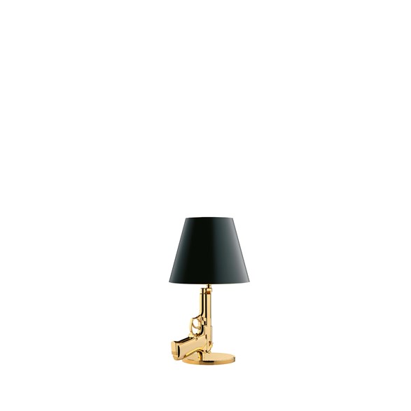 Bedside Gun bordslampa, guld