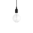 E27 Pendel LED takupphäng, svart