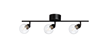 Regal 3 skena, mattsvart 66cm