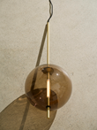 Kandinsky 30 taklampa, rökfärgat brun