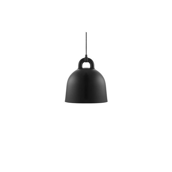 Bell Small taklampa, svart 37cm