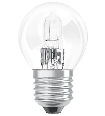 Halogen klot klar E27, 42W(60W)