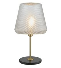 Damn Fashionista bordslampa, mässing 53cm