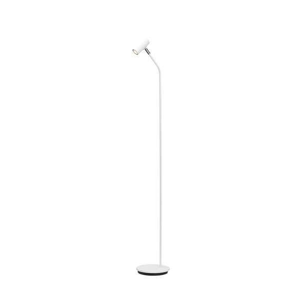 Cato Curved golvlampa LED, mattvit 126cm
