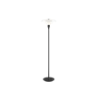 PH 3 1/2-2 1/2 golvlampa, svart metalliserad/opalglas 130cm