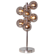 Splendor bordslampa, krom/rökgrå 56,5cm