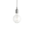 E27 Pendel LED takupphäng, ljusgrå