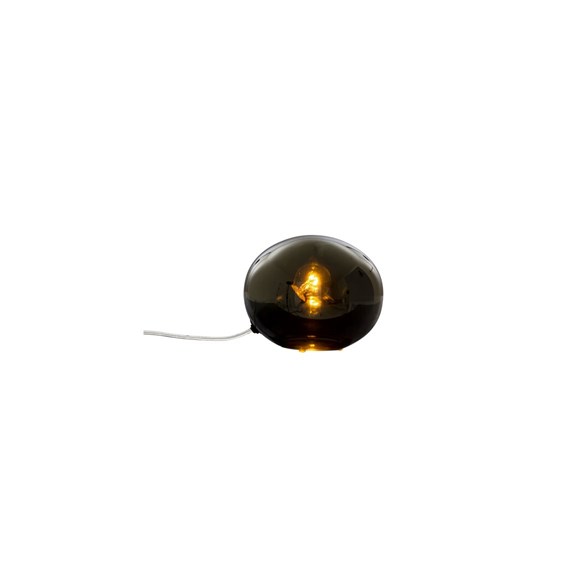 GLOBUS bordslampa, rökfärgad 18cm