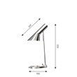 AJ mini bordslampa, rostfritt stål 43,3cm