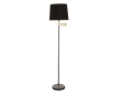 Birka golvlampa, svart/matt mässing 155cm