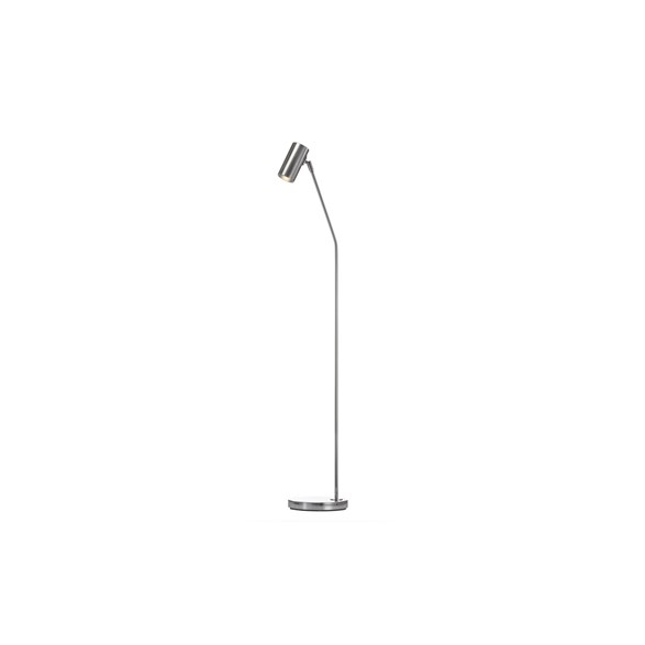 Minipoint rak golvlampa, krom 121cm