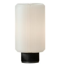 Cylinder 382 bordslampa medium, vit/svart