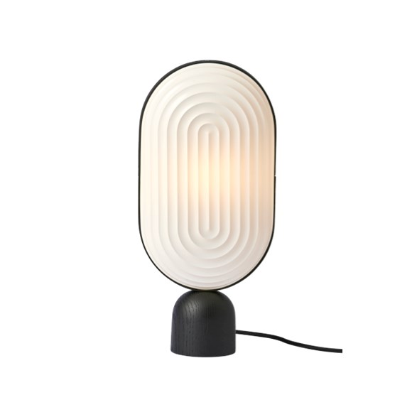 ARC bordslampa, vit/svart 40cm