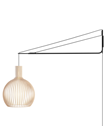 Varsi 1000 förlängningsarm, svart 130-1700cm