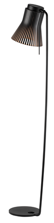 Petite golvlampa, svart 130cm