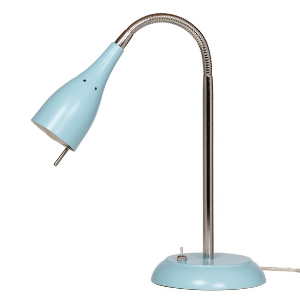 Tanum bordslampa, ljusblå 40cm