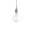 E27 Pendel LED takupphäng, ljusgrön