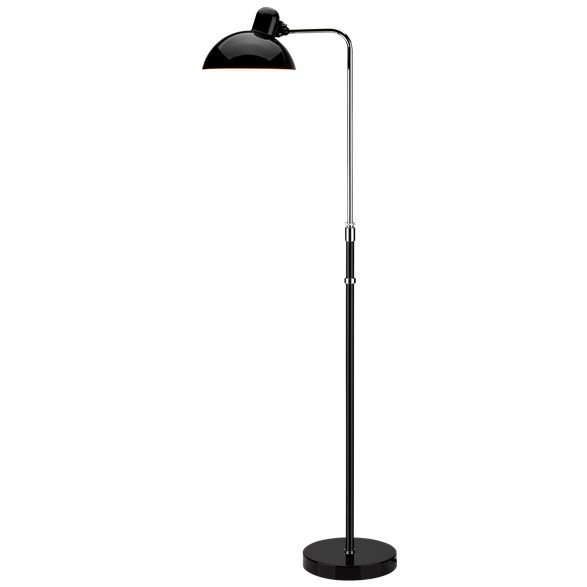 Kaiser idell golvlampa, luxus svart 125-135cm