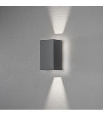 Cremona vägglykta upp och ned LED, mörkgrå