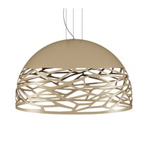 Kelly large dome pendel, champagne 80cm